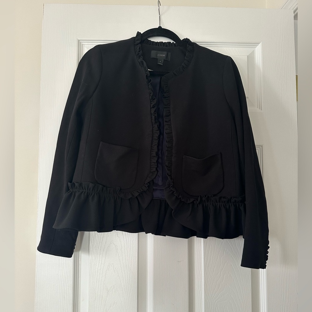 J.Crew The Going-out Blazer With Ruffles - Picture 3 of 5